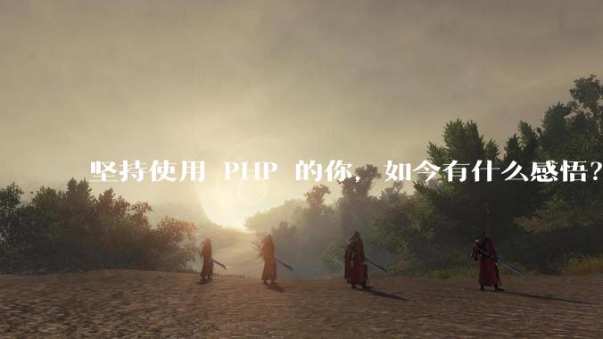 坚持使用 PHP 的你，如今有什么感悟？